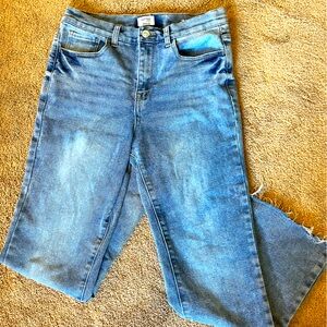 Kensie Jeans | The Savannah High Rise Flare Crop